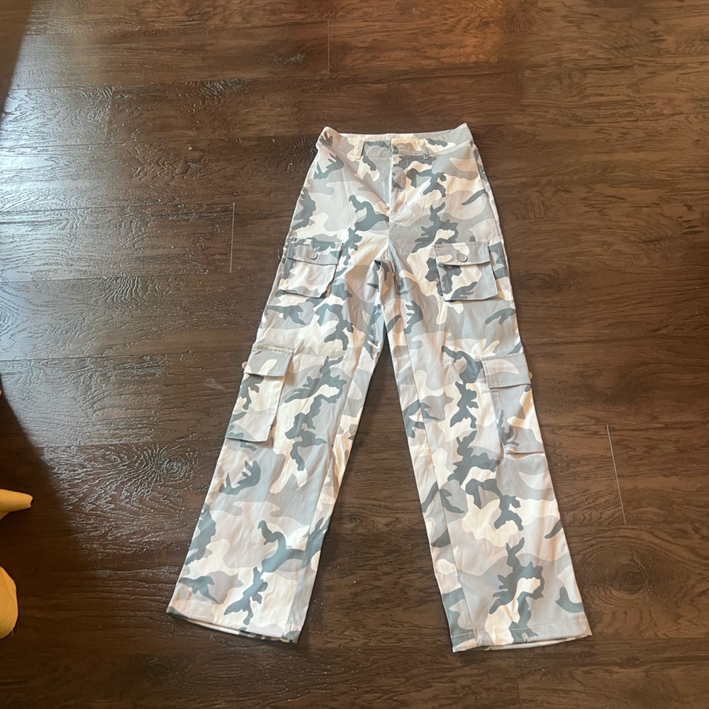 white camo pants
